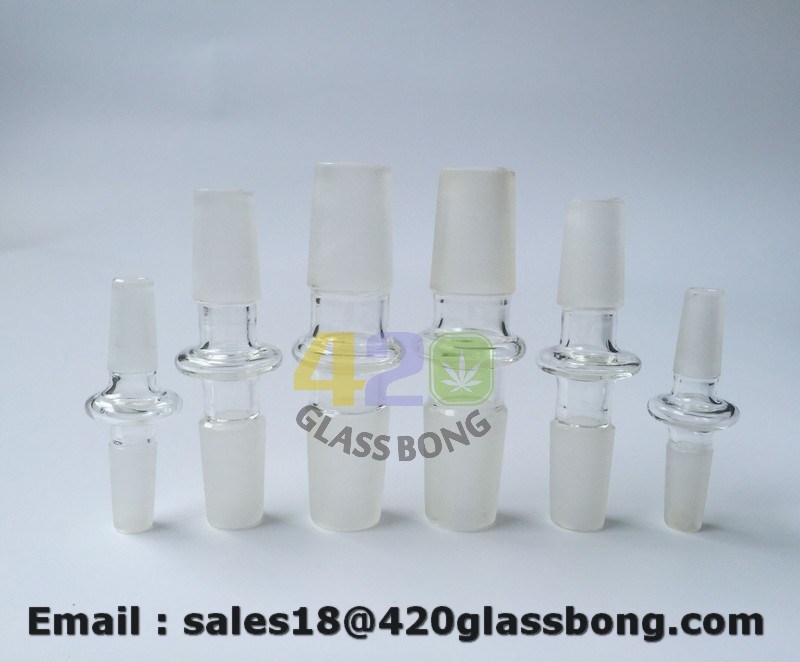 10mm/14mm/18mm Male Joint Glass Water Smoking Pipe Accessories Adapters