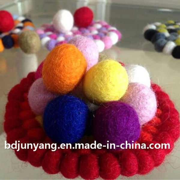 Wool Felt Ball Coaster Place Mat