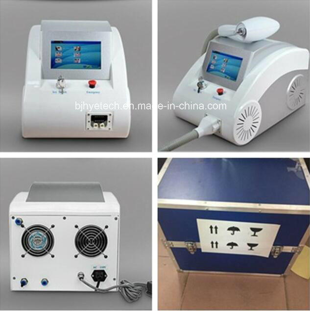 Portable ND YAG Laser Tattoo Removal Machine Q Switch Laser Tattoo Removal Machine