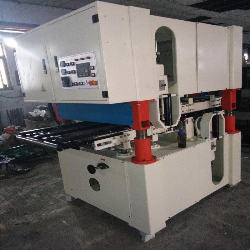 Two Heads Double-Side Thickness Calibration Wide Belt Sander Machinery