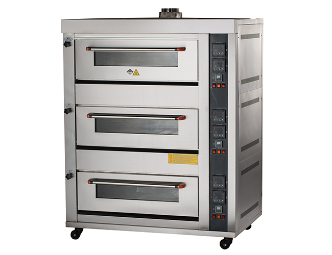 Factory Price 3 Deck 6 Trays Pizza Oven / Bread Oven