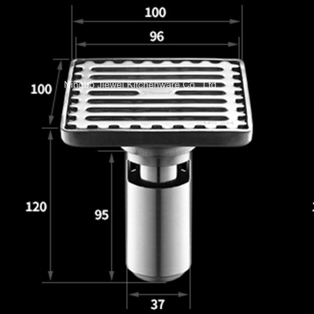 Customize 304 Stainless Steel Floor Drains in Jiewei