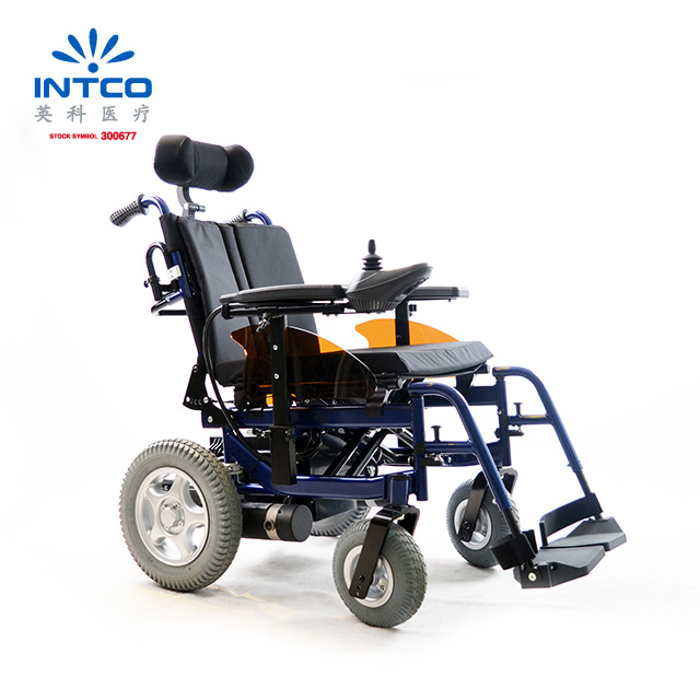 European Comfortable Electric Folding Power Wheelchair for Disabled People