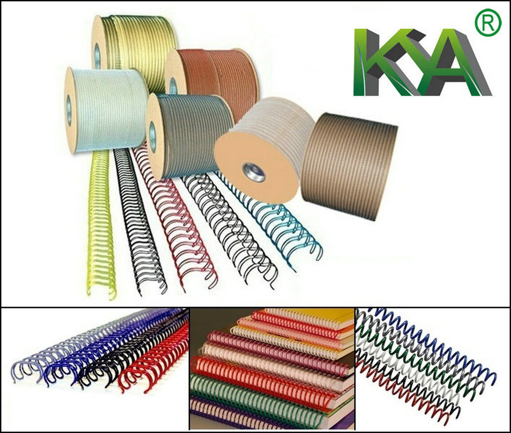 Plastic Coilbind Spiral Binding for Office Binding Supplies and Stationery