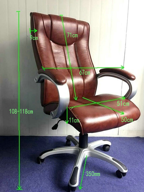 High Back European PU Metal Executive Office Boss Chair (FS-2031)