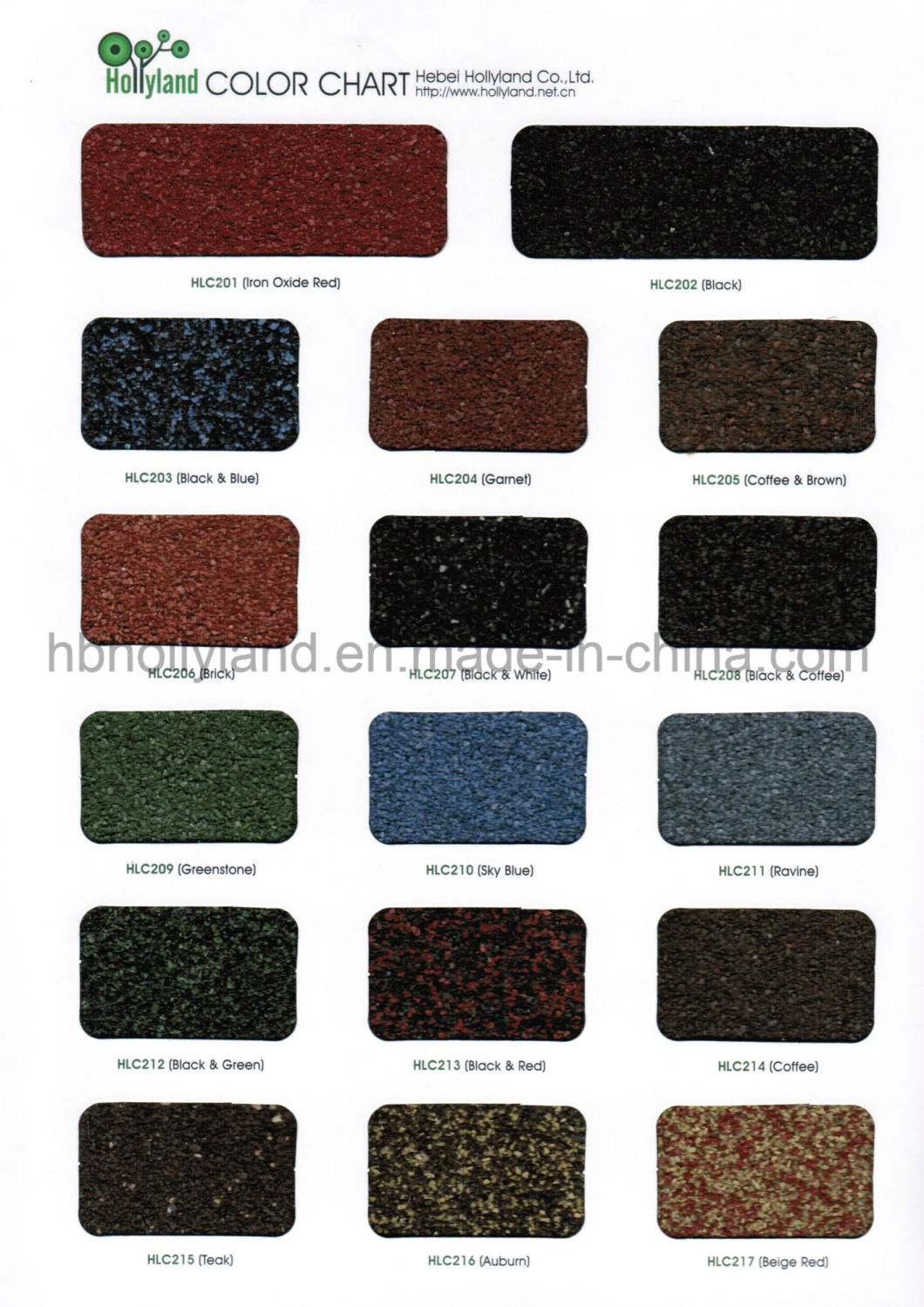 Colored Stone Coated Metal Roof Tile (Wooden Type) (HL1106)