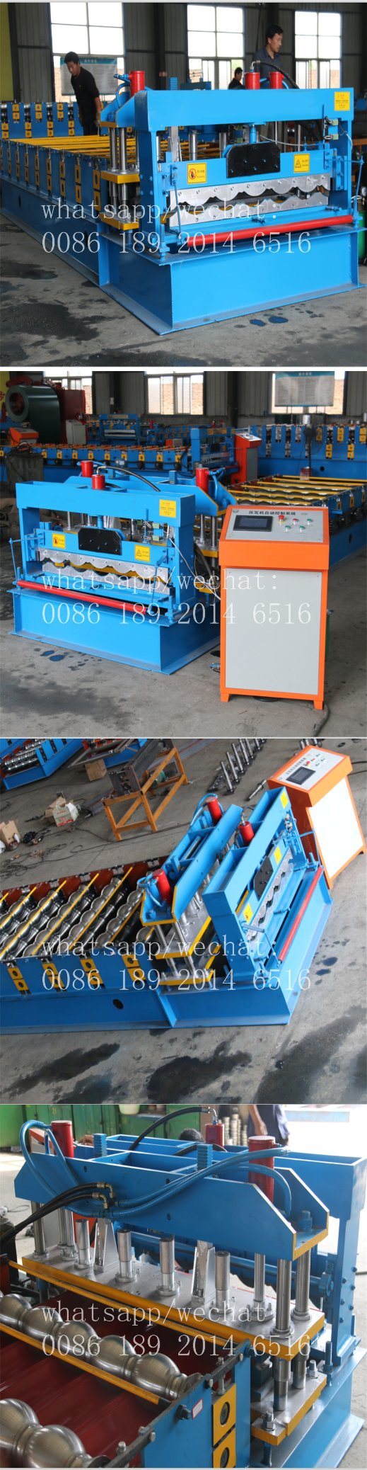 Galvanized Roof & Wall Panels Roll Forming Machine