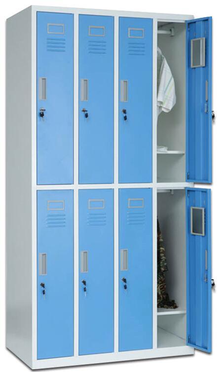Eight Door Cheap Metal Steel Iron Locker/Wardrobe/Storage Cabinet