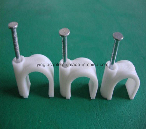 Steel Nail Plastic Holder Clips Used for Fixing Wire