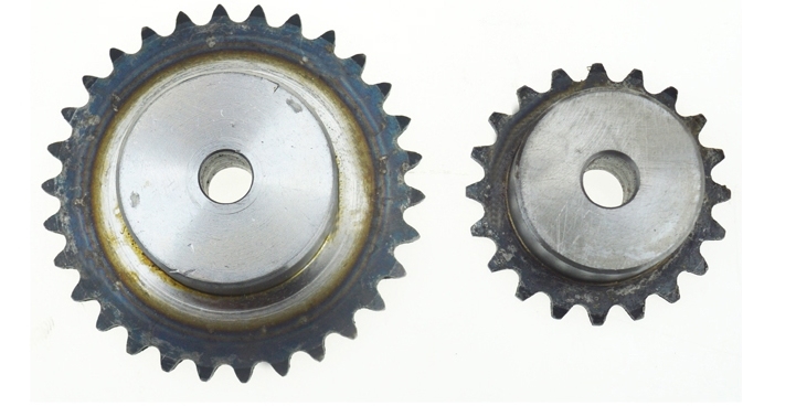 Customized Transmission Roller Chain Sprockets for Agriculture Machine, 06c-1, 6.35mm Pitch, 38mm Diameter, 11 Teeth Gear