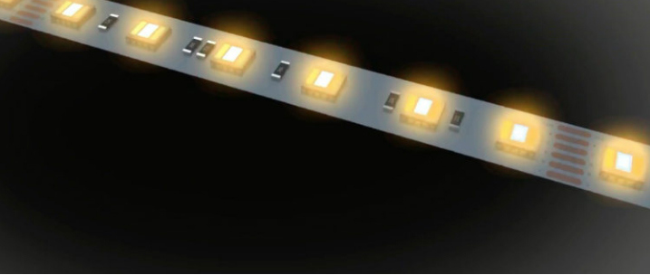 LED SMD5050 RGB+CCT Flexible Strip LED Light Strips for KTV, Bar, Ad. and Building Decorcation