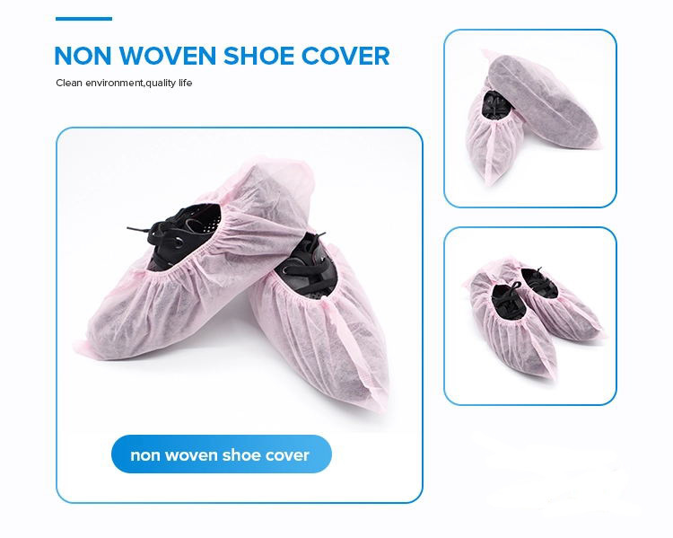 Disposable Nonwoven Biodegradable Non Slip Shoe Cover