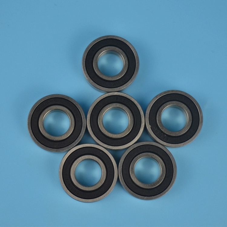 Hybrid Ceramic Ball Bearings 6004 Stainless Steel Ring Nylon Cage Ceramic Ball Rubber Seals Bearings