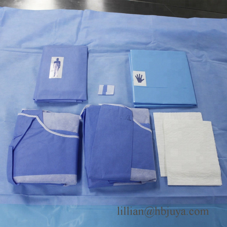 Eo Sterile High Quality Nonwoven Single Use Medical Universal Surgical Drape Pack for Hospital