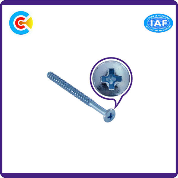 Carbon Steel Phillips Recessed Flat Tail Tapping Screw Tapping Screws