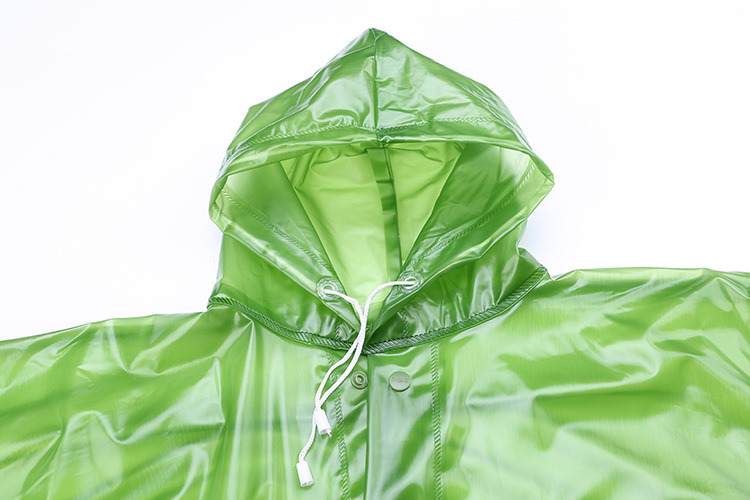 Wholesale PE/PVC Waterproof Transparent Disposable Raincoat