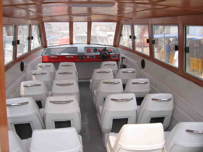 28feet Water Taxi Passenger Boat with Cabin (Aqualand 860)