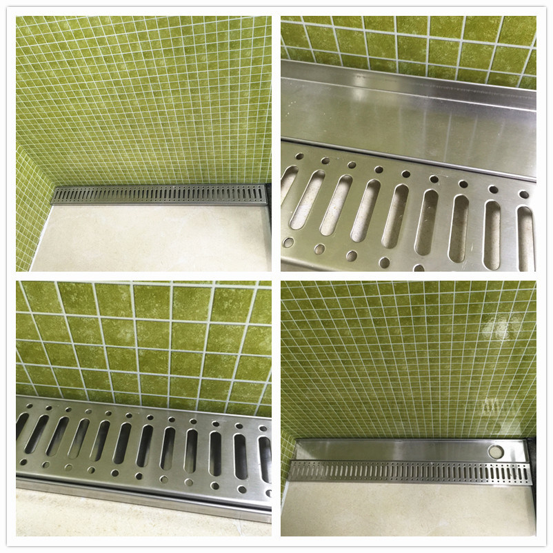 Convenient Stainless Steel Shower Linear Floor Drain (CY-28)