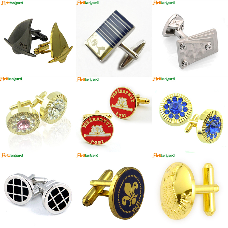 Customized Logo Promotion Metal Cufflink