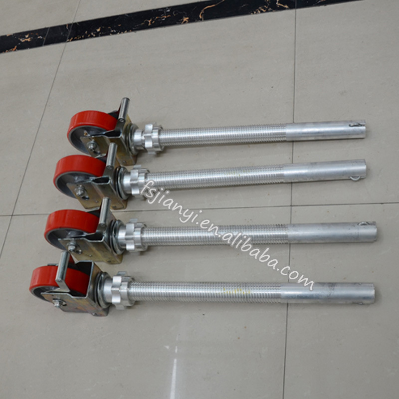 Adjustable U-Head Base Screw Solid Jack Tube Scaffolding Joints Types Construction Accessories