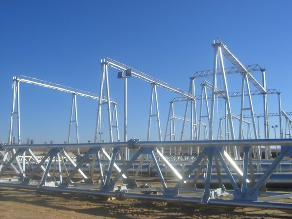 Substation Structure Transformer Steel Tower Pole