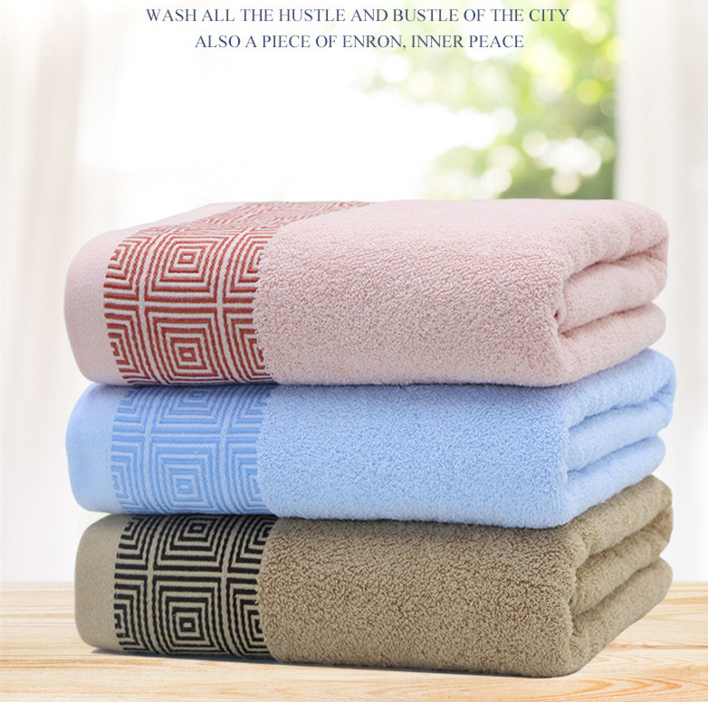 100% Cotton with Embroidery Logo Hotel Cotton Face Bath Towel