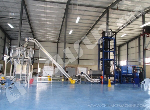 20 Tons/Day Tube Ice Machine with Ice Packer