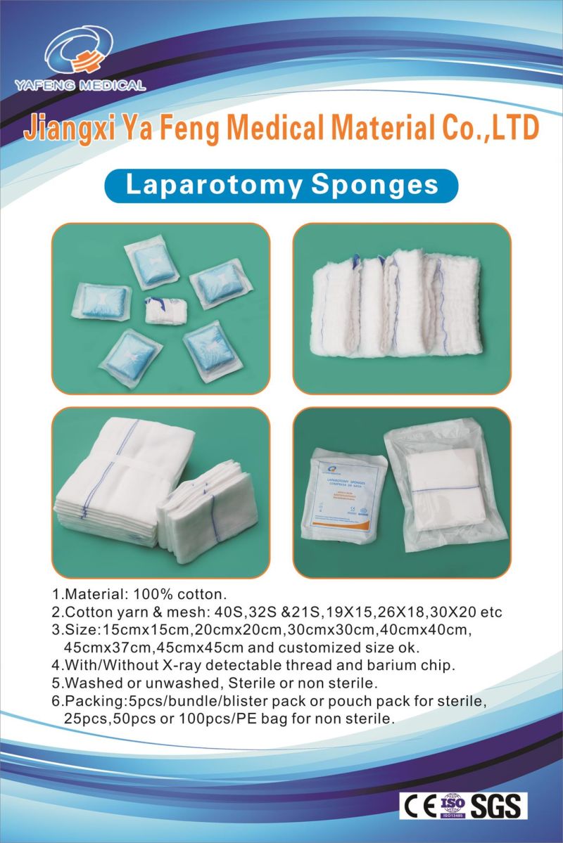 Gauze Laparotomy Sponges /X-ray Detectable Lap Sponge