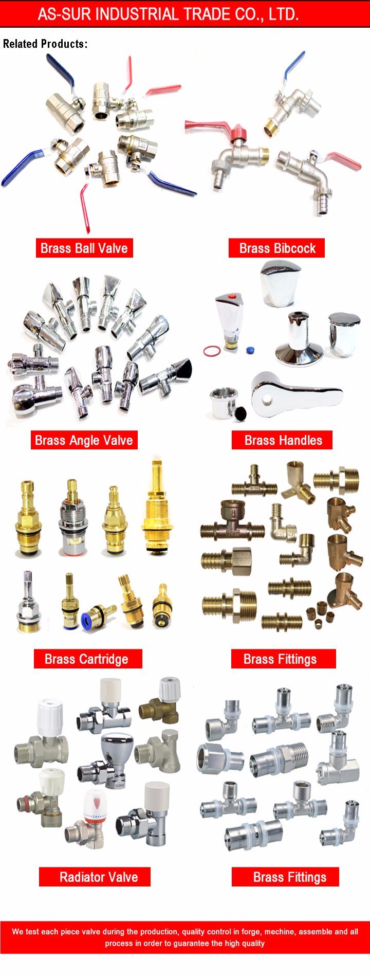 Egypt Model Brass Angle Valve with Zinc Handle as-A1010