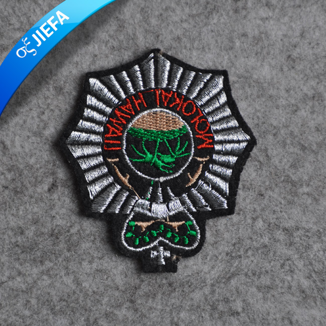 Fashion Custom 3D Embroidered Patch for Clothing