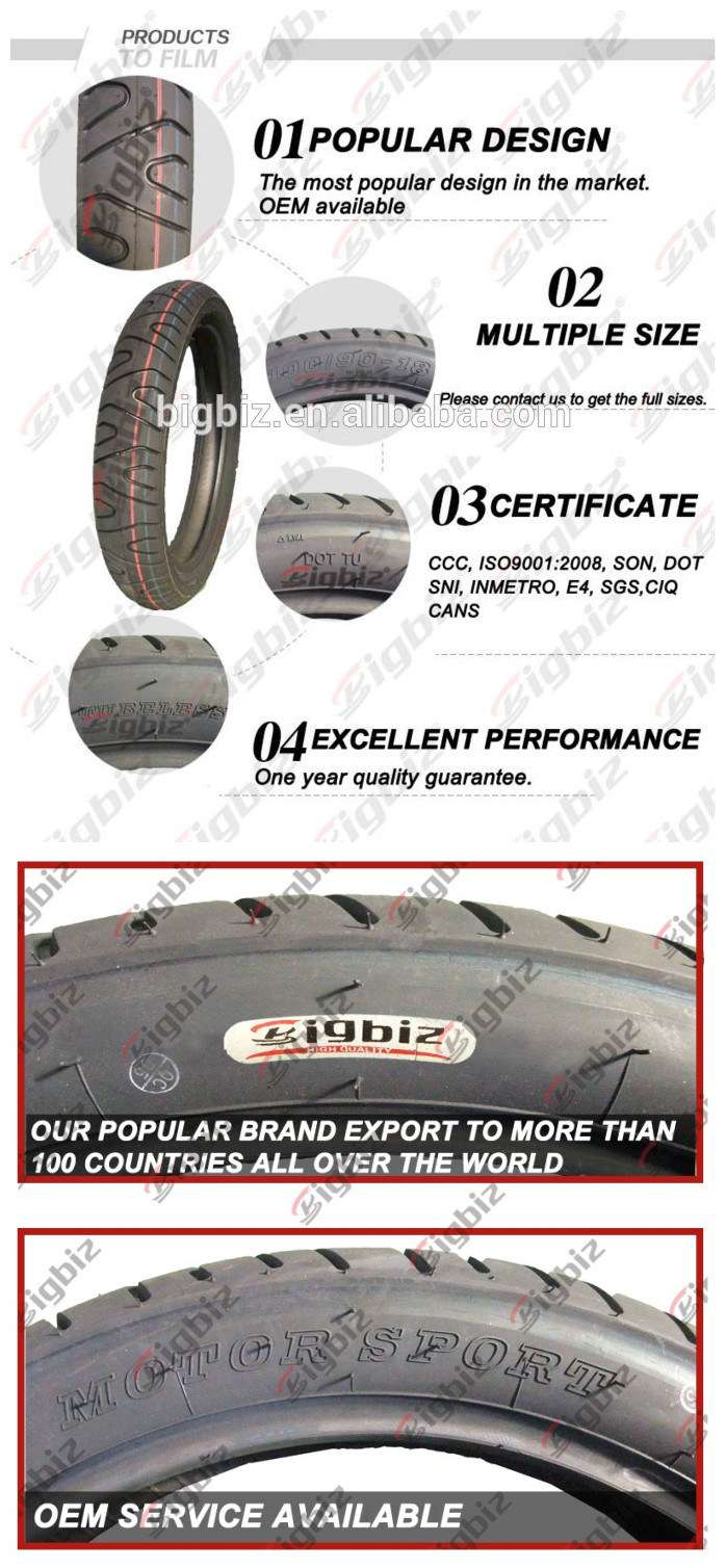 Hot Sell New Pattern All Sizes Motorcycle ATV Tires/Tyres