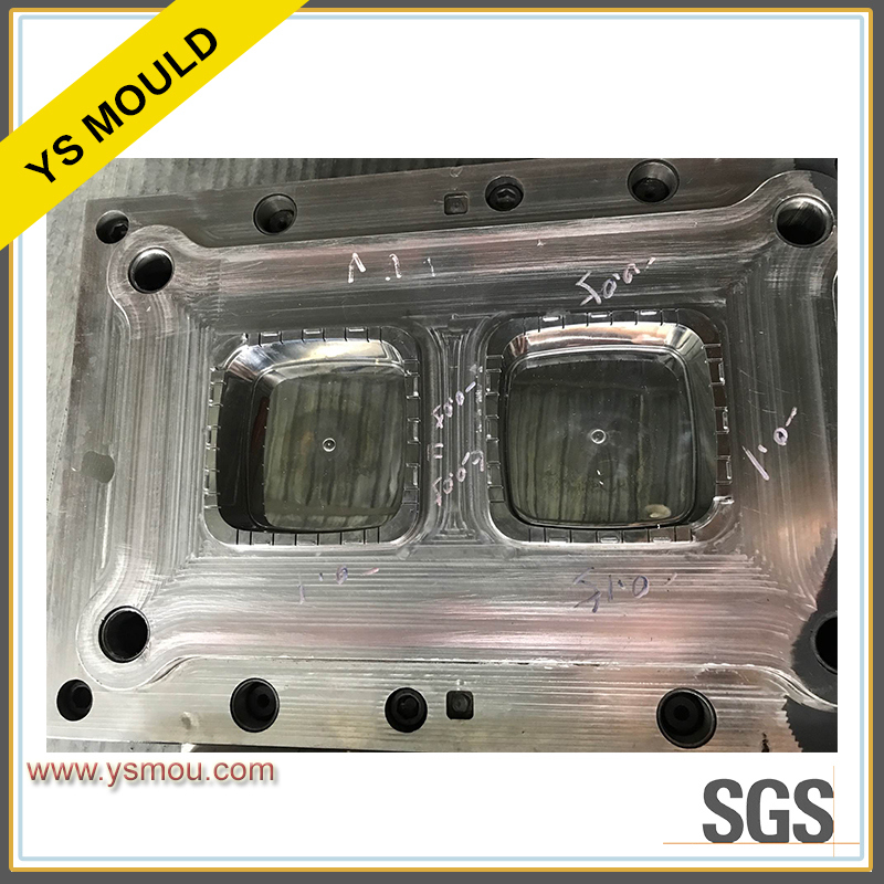 Plastic PP Container Mould with Hot Runner