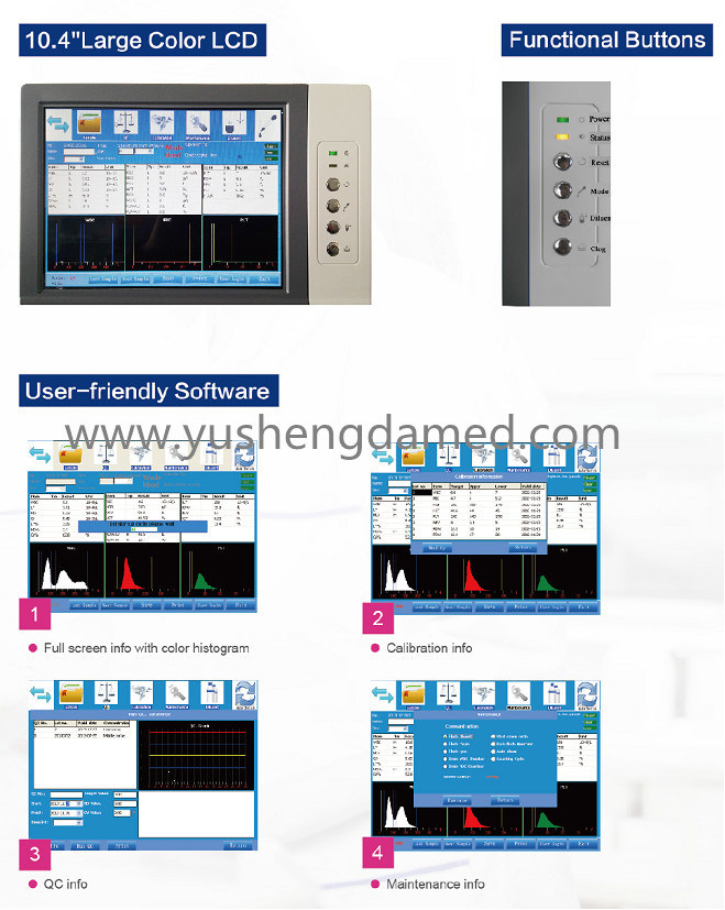 High Quality Medical Equipment Automatic Hematology Analyzer