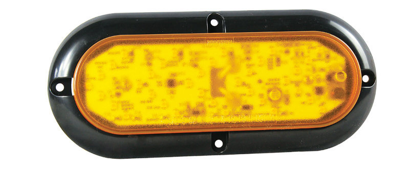 Waterproof Oval 6'' Arrow LED Amber Side Marker Light for Truck Trailer with DOT (LTL1654)