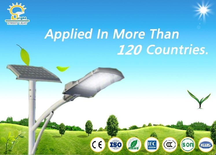 Super Bright 140lm-160lm/W Solar Street Light