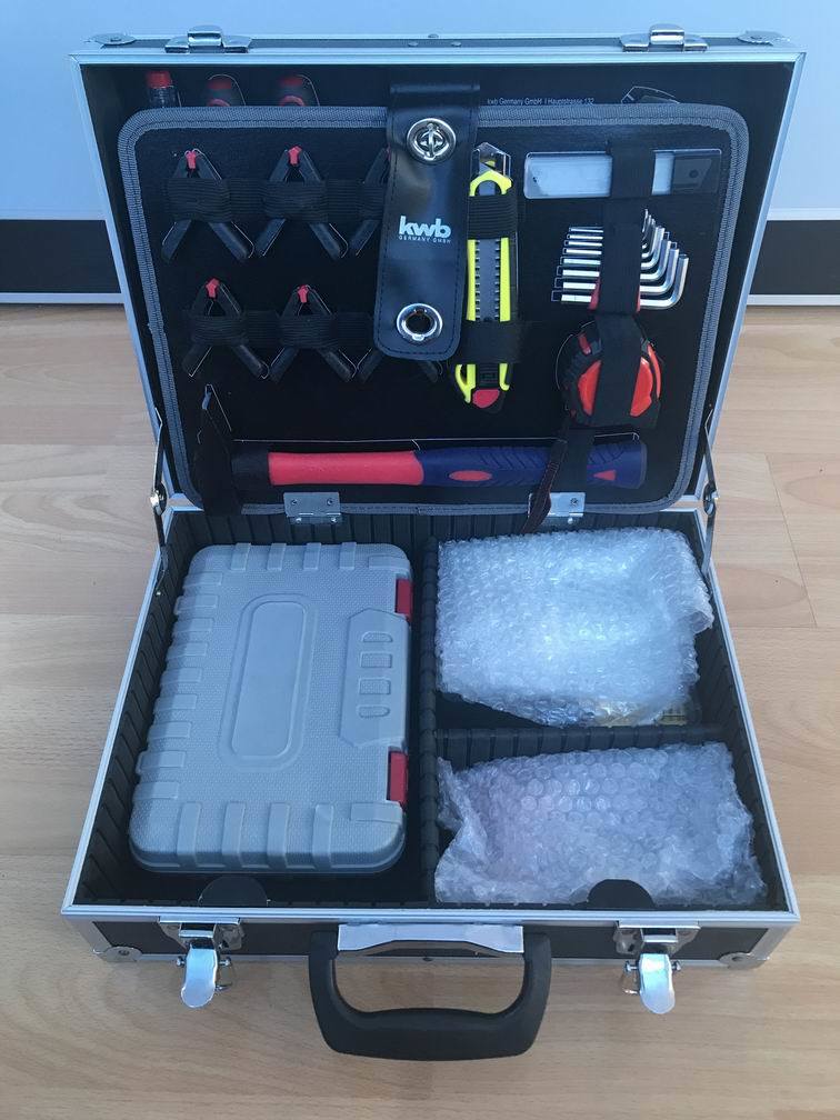 2017 New Style Tool Case, Aluminum Tool Case, High Quality Tool Box with Palette (KeLi-Tool-818)