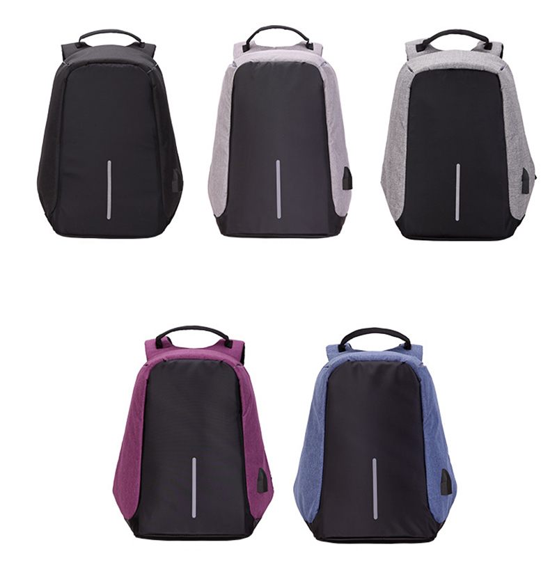 Fashion Travel Multi Functional Business Laptop USB Charge Backpack Bag