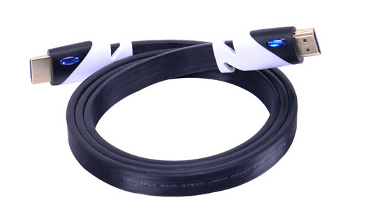 High Quality Flat HDMI Cable 2m 3D Full 1080P Manufacturer