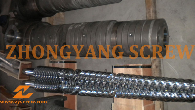 Bimetallic Conical Twin Screw Barrel for PVC Pipe Extruder