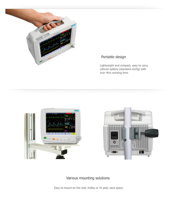 Neonatal Monitor with CE and FDA Approval