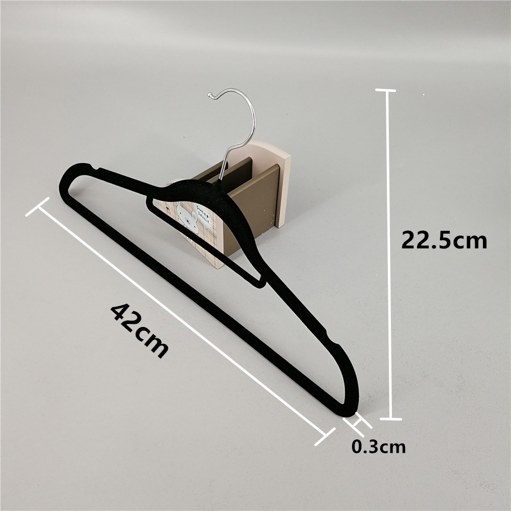 High Quality Velvet Hanger Shirt Hanger Plastic Nonslip Hanger