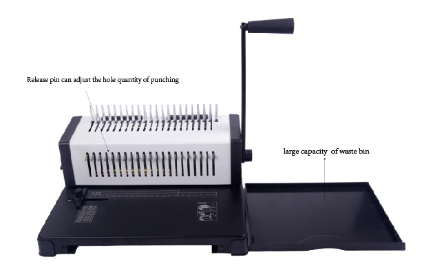 Heavy Duty Plastic Comb Binding Machine