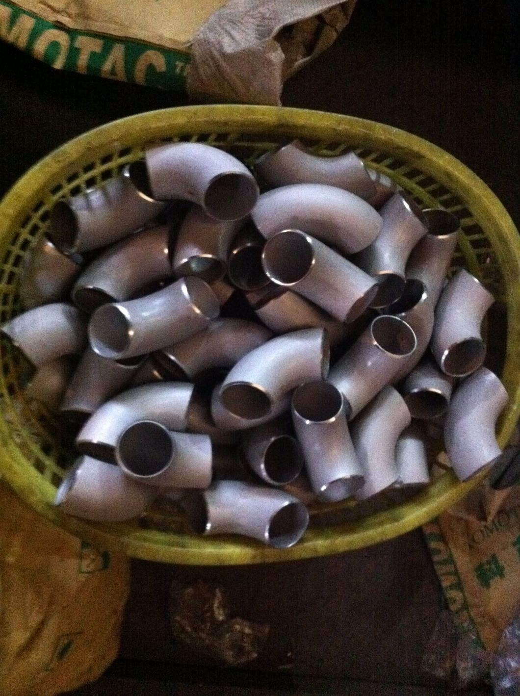 Stainless Steel Seamless 90 Degree Pipe Fittings Butt Welded Elbow