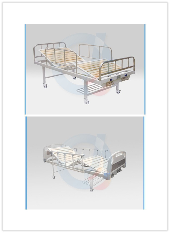 Three Crank Medical Equipment Manual Hospital Bed