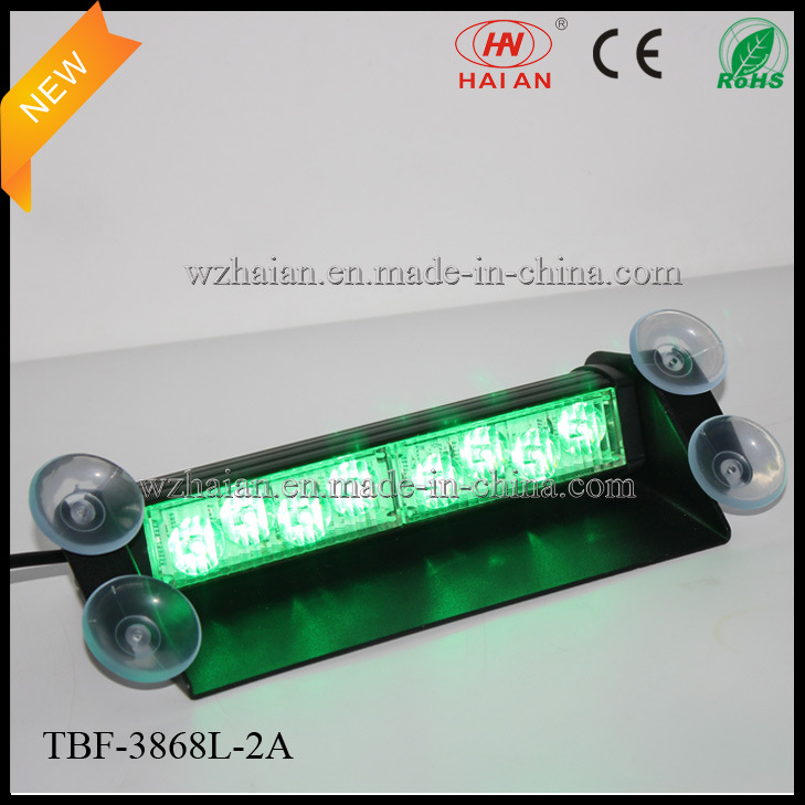 Green Color 2X4 LED Interior Dash Warning Lights