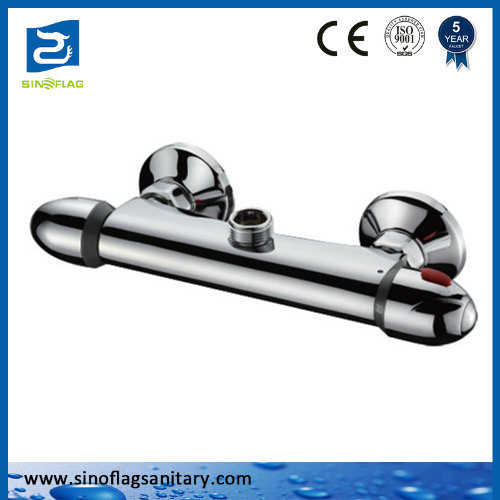 High Quality in-Wall Bath Shower Thermostatic Faucet with Diverter