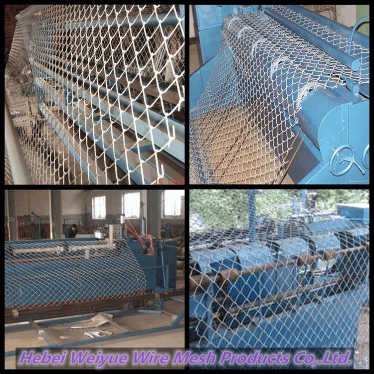 PVC Coated Chain Link Wire Mesh Metal Fence China Anping Factory