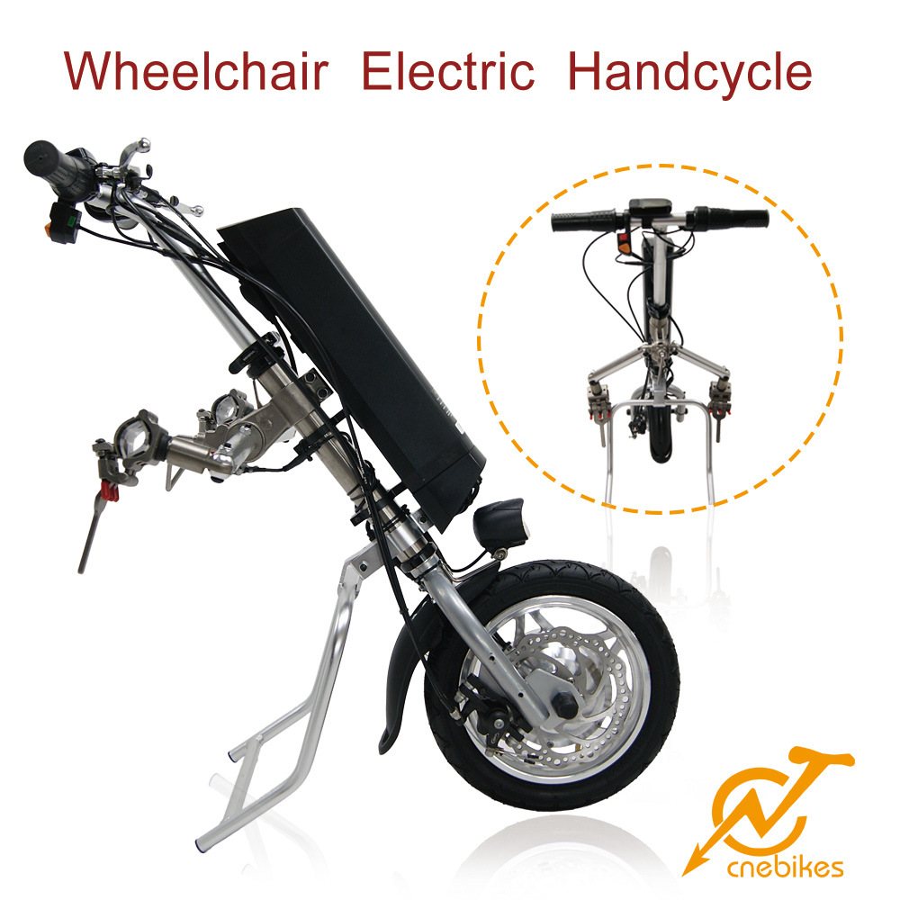 Strong Aluminum Frame Wheelchair Electric Handcycle 36V 250W /350W