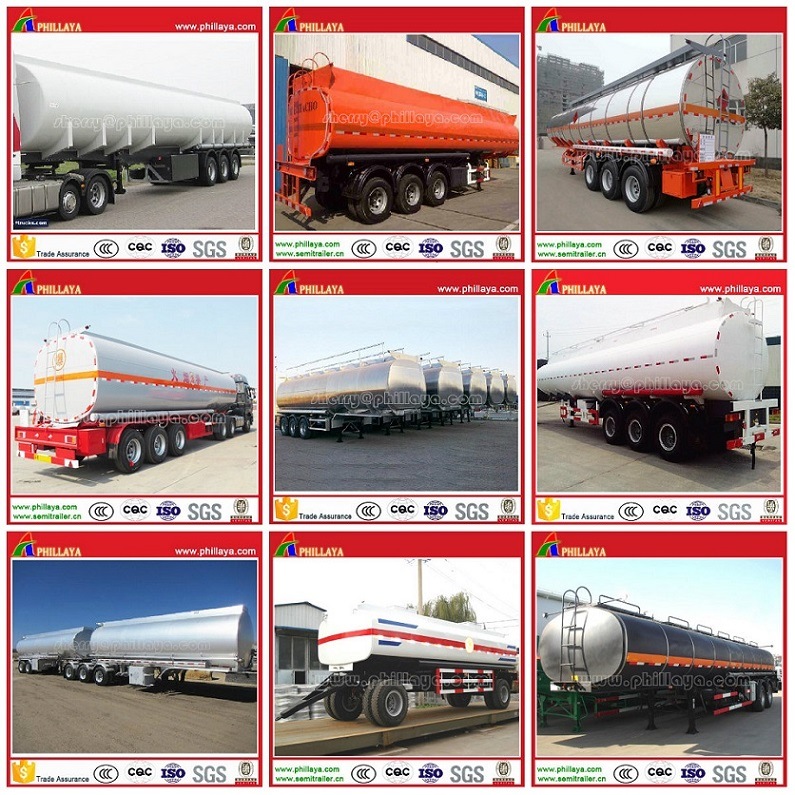 Bitumen Tanker Trailer Asphalt Heating Tank with Volume Optional