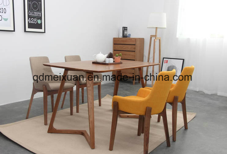 Oak Solid Wood Dining Chairs Modern Dining Chairs Computer Chairs Leather Chairs (M-X2503)